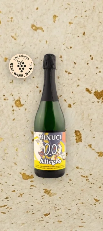 Riesling "Allegro" 0,0% – Vino spumante analcolico, leggero e vegano